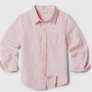 JANIE AND JACK LINEN-COTTON SHIRT